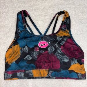 Nike Women's Floral Sports Bra - Multicolor